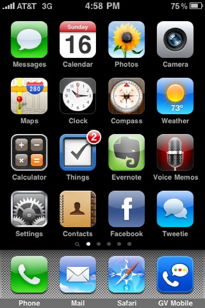 Things for iPhone - Home Screen Badge